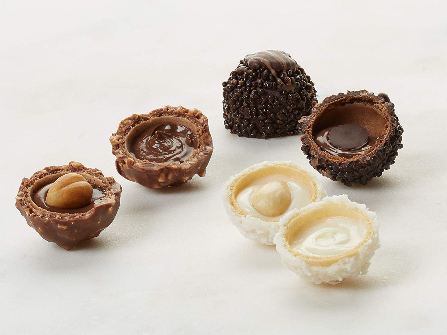 Ferrero Collection Chocolate Hamper Gifts Set, Assorted Dark, Milk, Chocolate and Coconut and Almond, 359g, Box of 32 Pieces