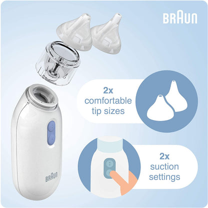 Braun BNA100EU Nasal Aspirator 1 | 2 Suction Levels