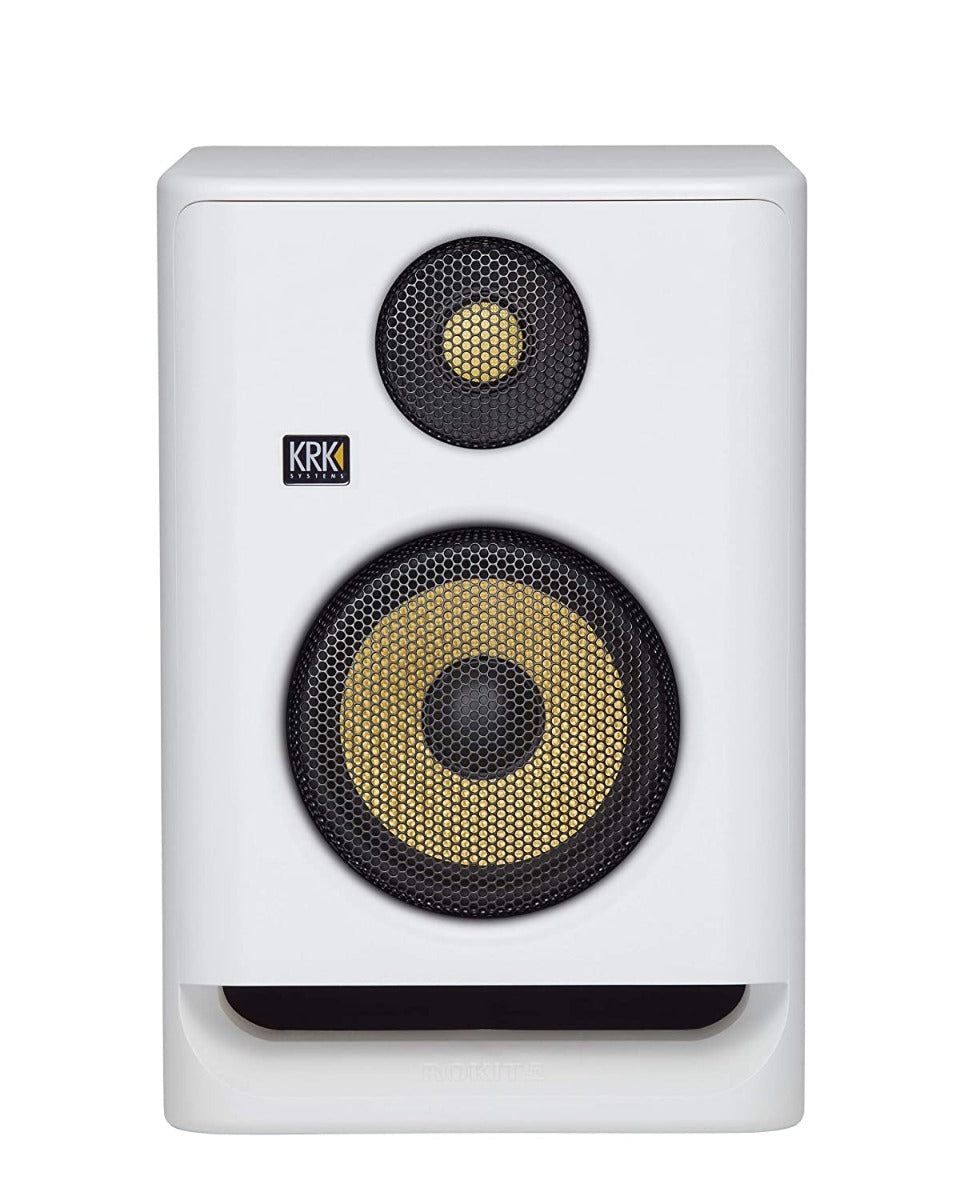 KRK RP5 Rokit 5 G4 Powered 5 Inch Studio Monitor - White