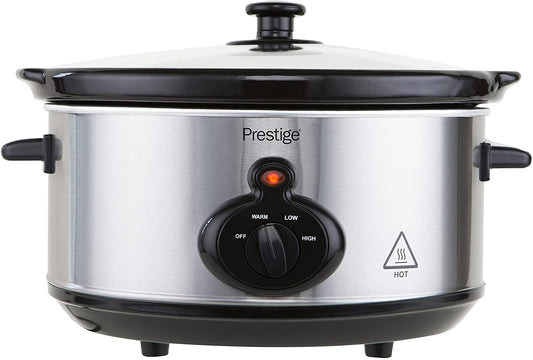 Prestige 48119 SILVER 3.5 Litre Slow Cooker