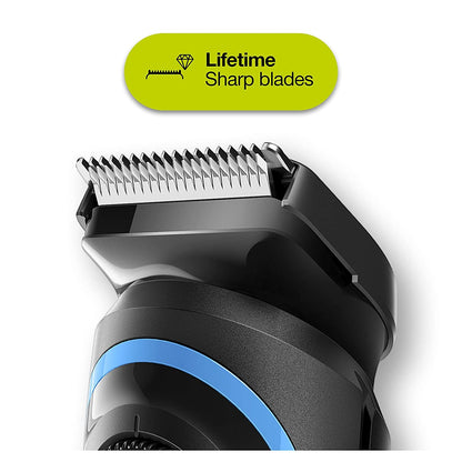 Braun Beard Trimmer & Hair Clippers with Gillette Fusion5 ProGlide Razor