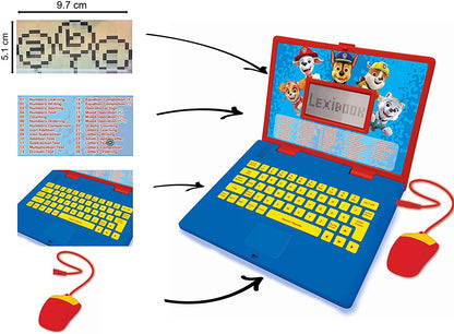 LEX C598PAI1 Paw Patrol Bilingual Educational Laptop