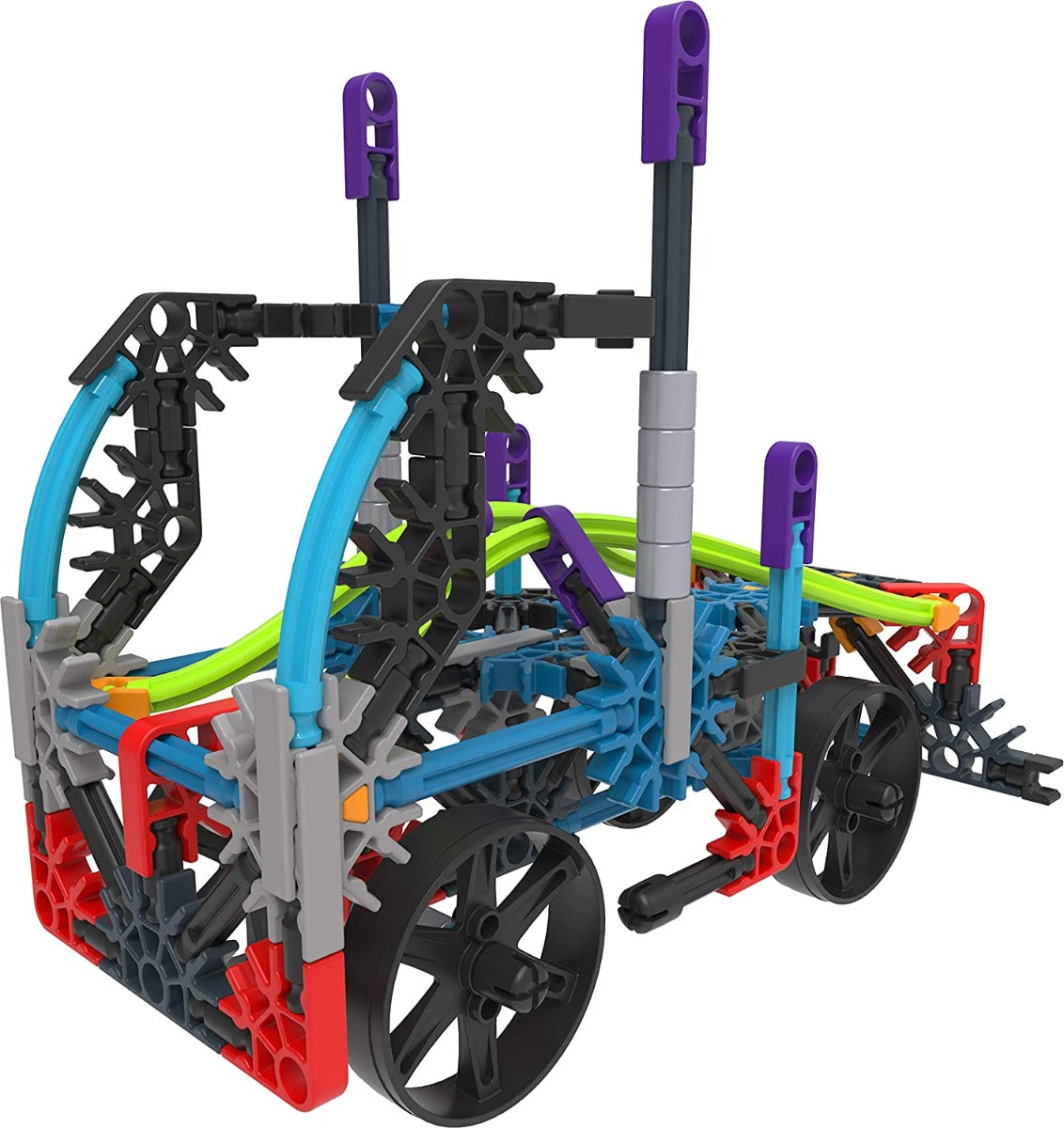 K'NEX 15214 12 Model Rad Rides Building Set, Educational Toys for Boys and Girls, 206 Piece Stem Learning Kit