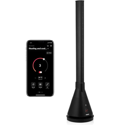 Princess 347000 Smart Heating and Cooling Tower - Black