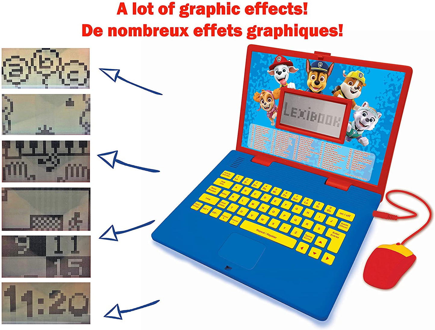 LEX C598PAI1 Paw Patrol Bilingual Educational Laptop
