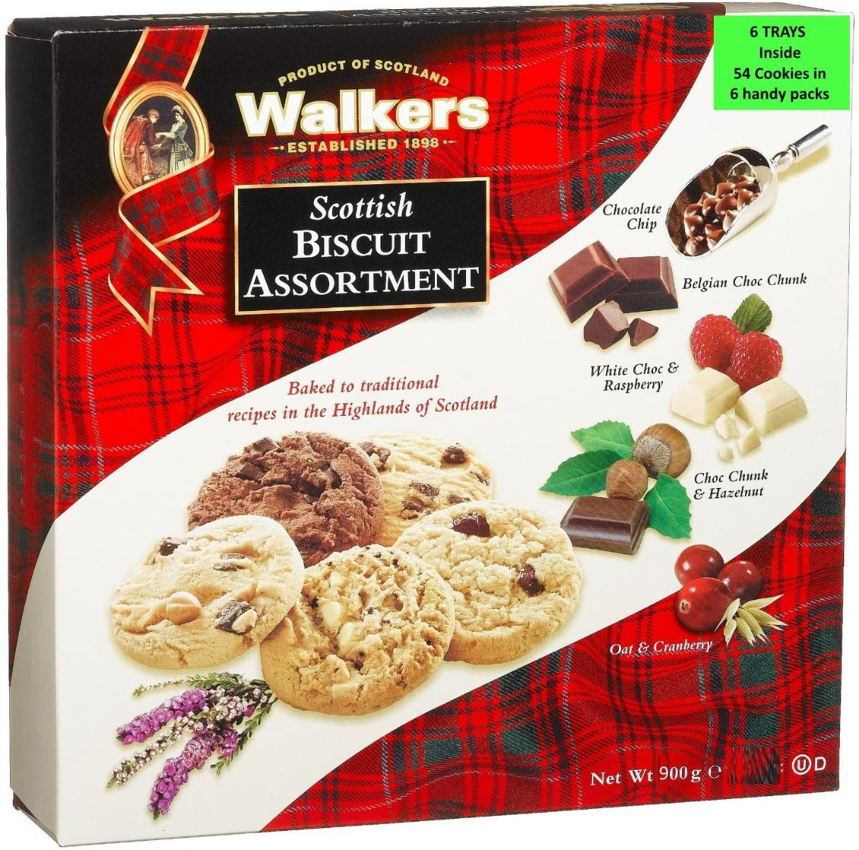 Walkers Scottish Biscuit Assortment, 900g