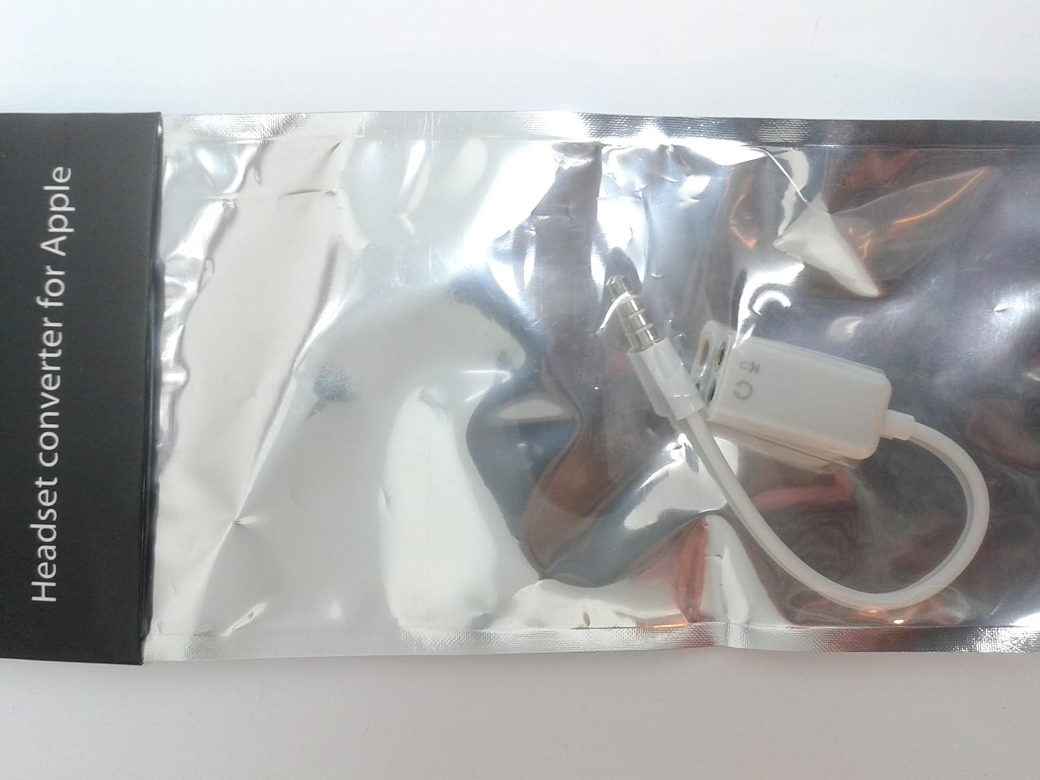 ES2055  WHITE Audio 3.5mm - 3 .5mm M-M 1.8m