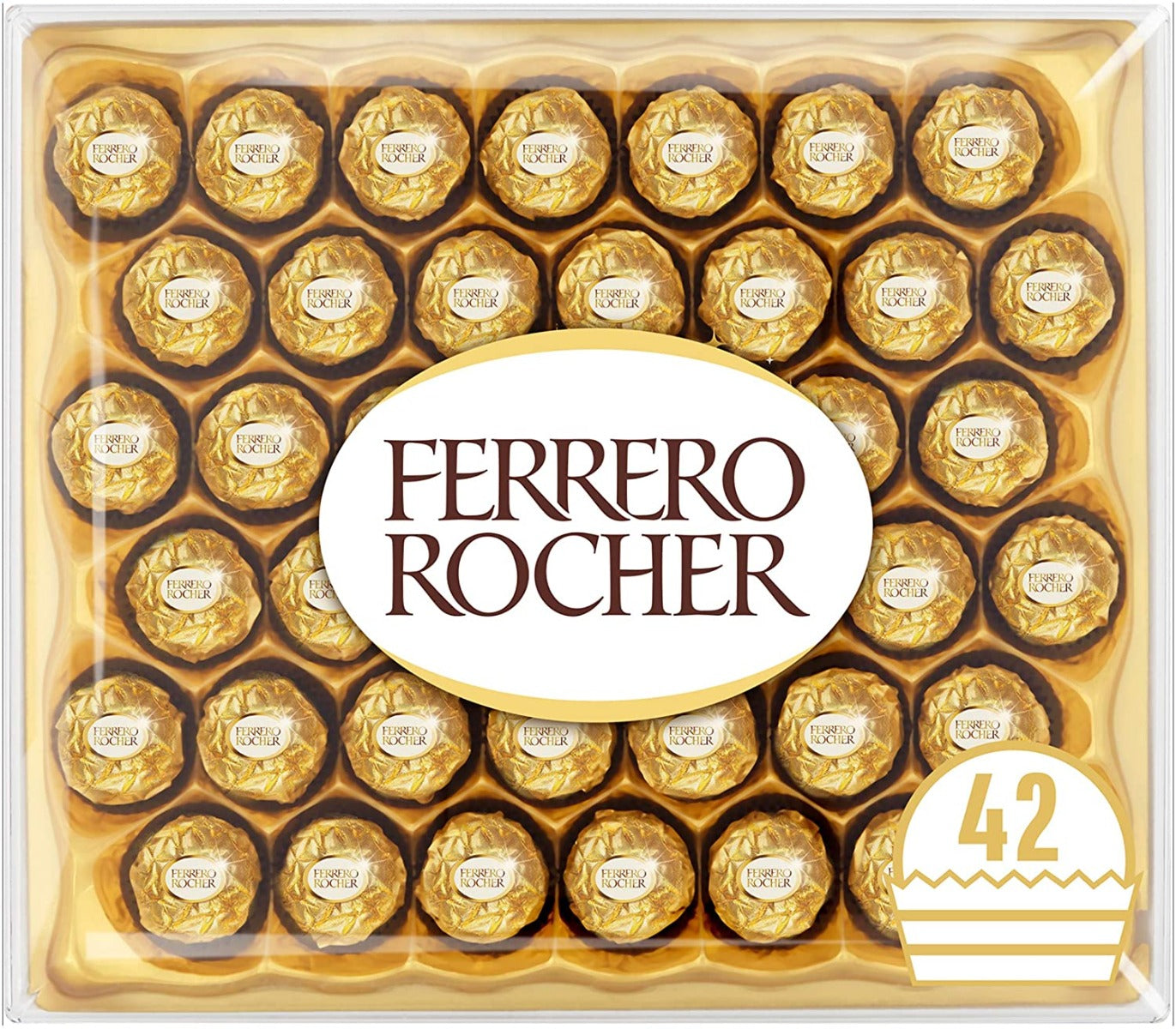 Ferrero Rocher Chocolate Hamper Gifts Box, 525g, 42 Chocolates
