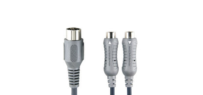 Bandridge AL191 Video Sound Record- Playback 5 pin Stereo Din Plug- 0.2m