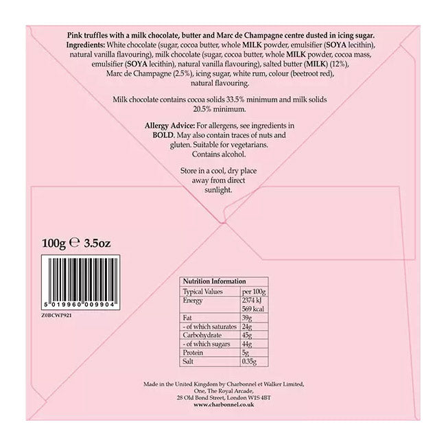 Charbonnel & Walker Champagne Truffles 2 x 100g