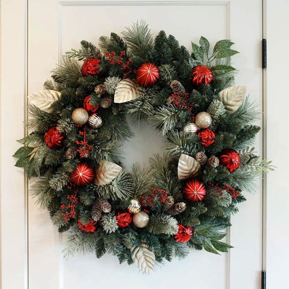CG Hunter 30 Inch Christmas Wreath Red