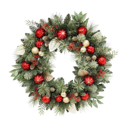 CG Hunter 30 Inch Christmas Wreath Red