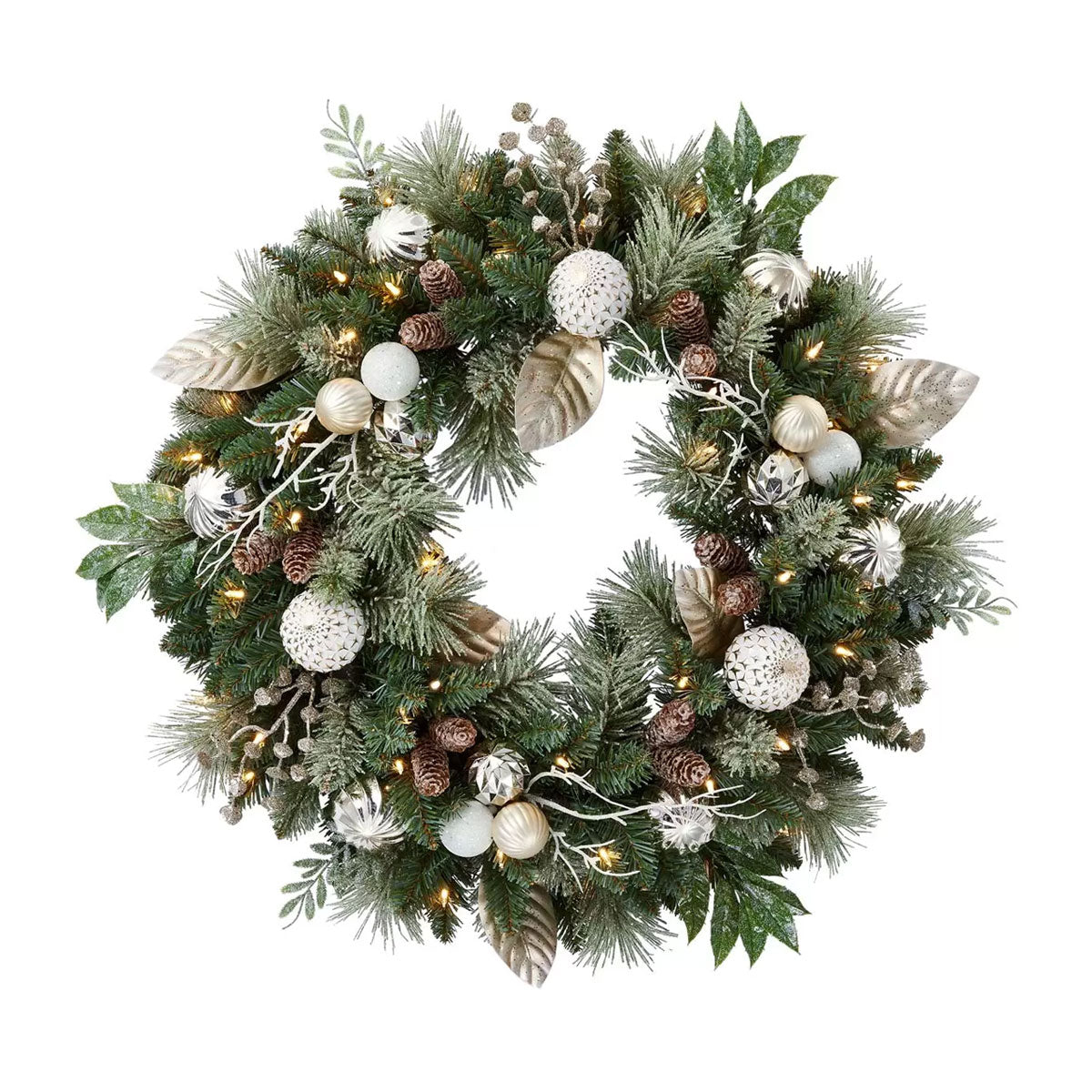 CG Hunter 30 Inch Christmas Wreath Green