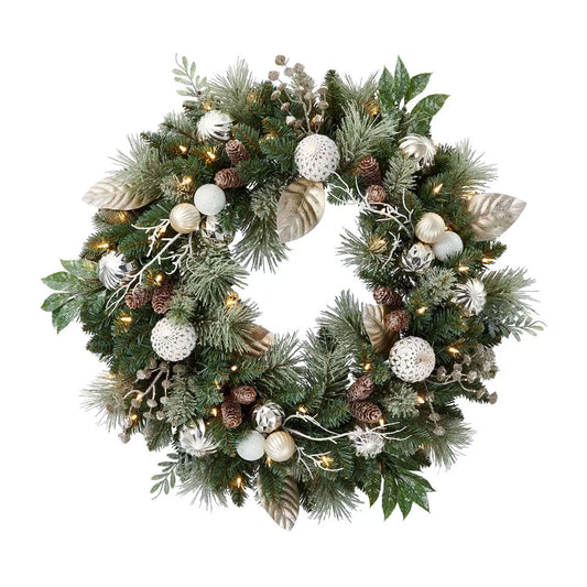 CG Hunter 30 Inch Christmas Wreath Green