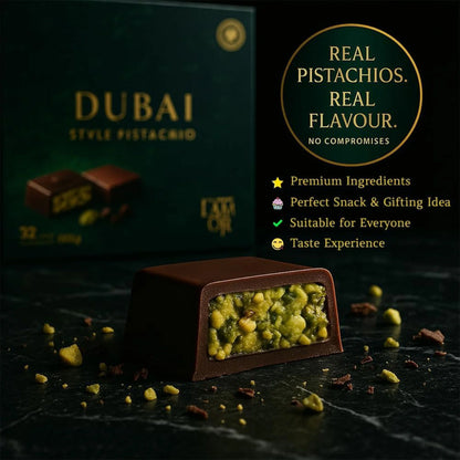 Dubai Style Milk Chooclate Kadayif & Pistachio 500g