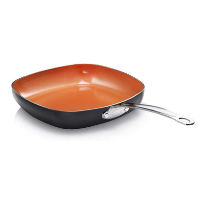 Gotham Steel 10.25 in Square Fry Pan