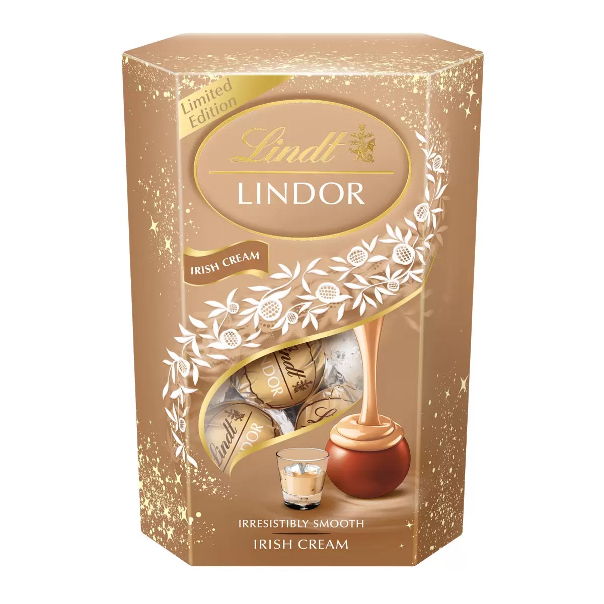 Lindt Lindor Dark Mint & Irish Cream Chocolate Truffles, Pack of 4 x 200g