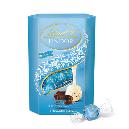 Lindt Lindor Stracciatella White Chocolate Truffles Pack 1