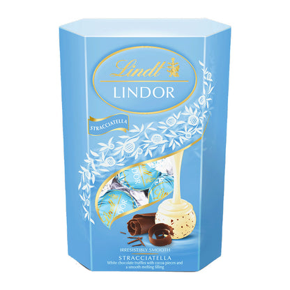 Lindt Lindor Stracciatella White Chocolate Truffles Pack 1