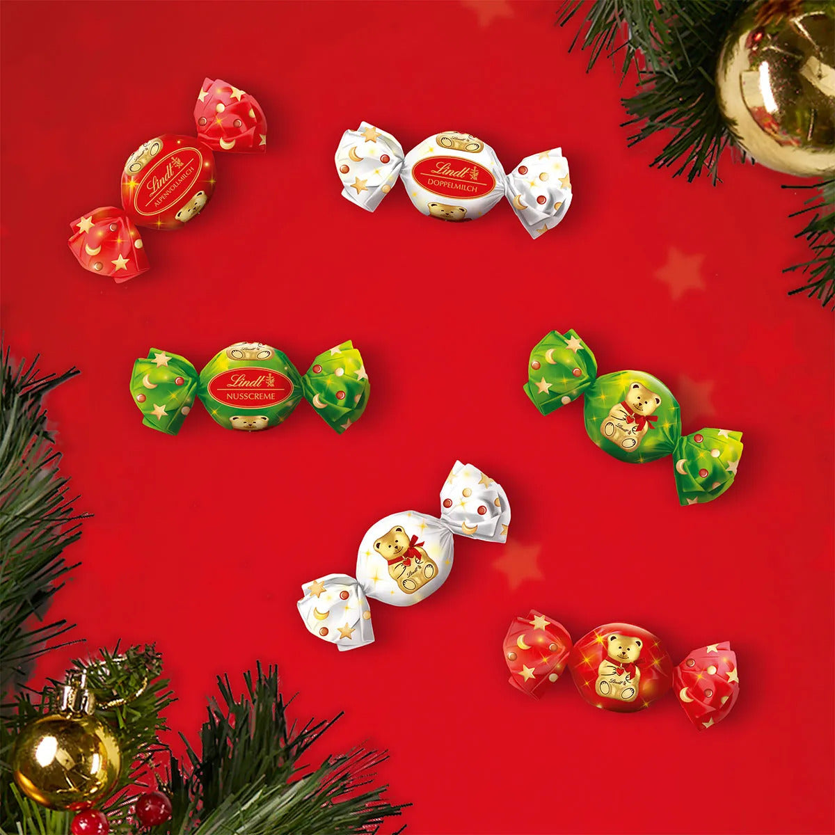 Lindt Gold Teddy Advent Calendar 172g
