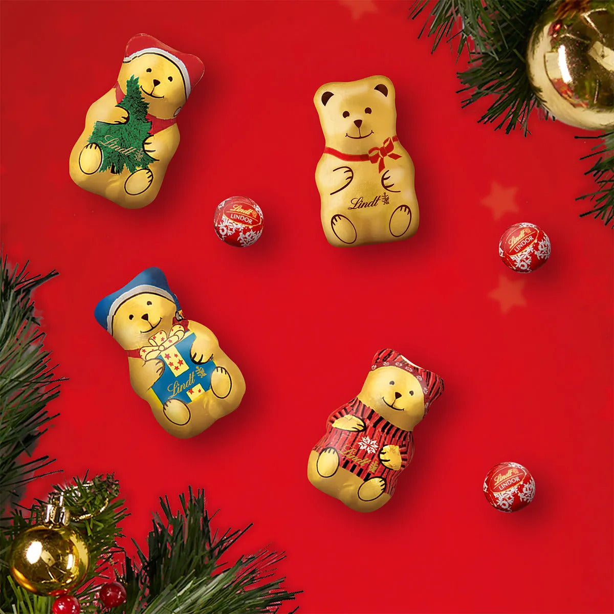 Lindt Gold Teddy Advent Calendar 172g