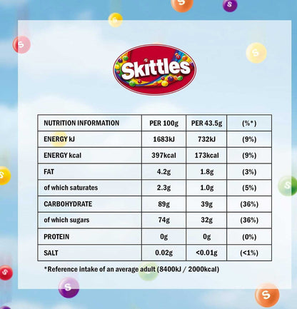 Fruit Skittles Party Pack 1000g