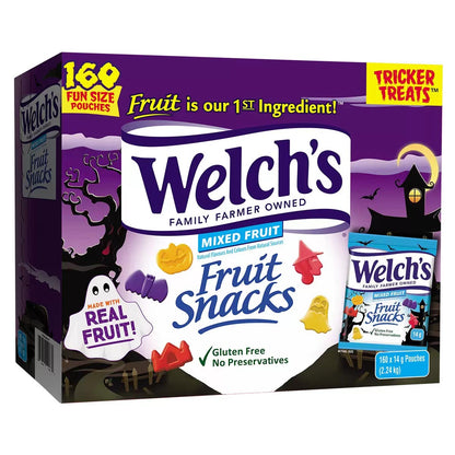 Welch's Mixed Fruit Snacks 160 x 14g Pouches