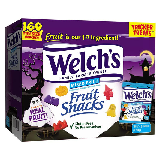 Welch's Mixed Fruit Snacks 160 x 14g Pouches