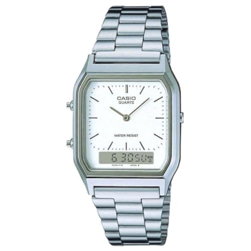 Casio AQ-230A-7DMQYES Mens Classic Combi Watch - Silver