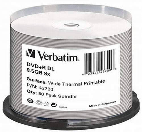 Ver DVD+R 8.5Gb 8x SP50 43754 WThermal PR