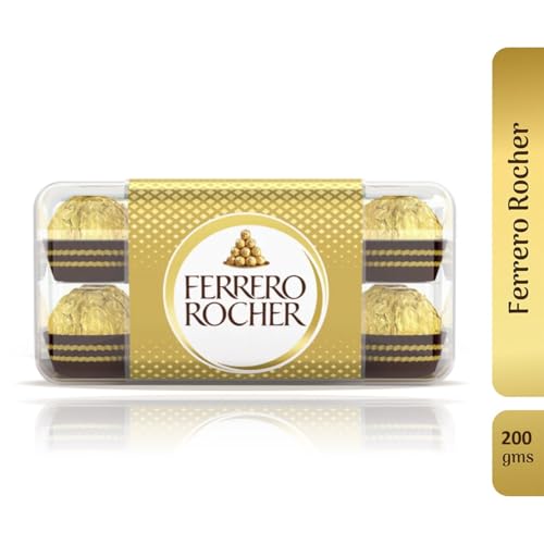 Ferrero Rocher Chocolate Gift Box 16 Pieces 200g product pack