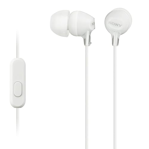 Sony MDR-EX15APW White In-Ear Headphones