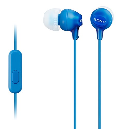 Sony MDR-EX15APL Blue In-Ear Headphones