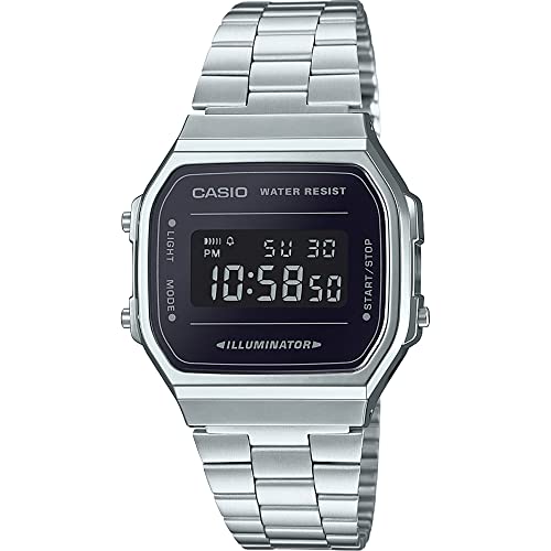 Casio A168WEM-1EF Classic Digital Silver+ Black