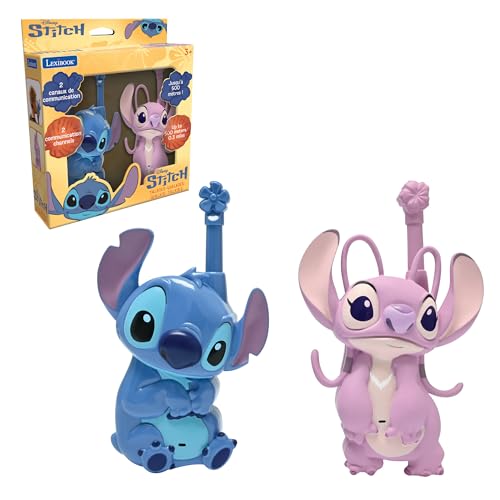 Lexibook 3D Disney Stitch & Angel WalkieTalkies 500M
