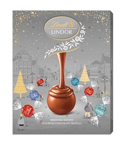 Lindt LINDOR Silver Advent Calendar 233g