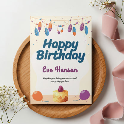 Birthday Greeting Card
