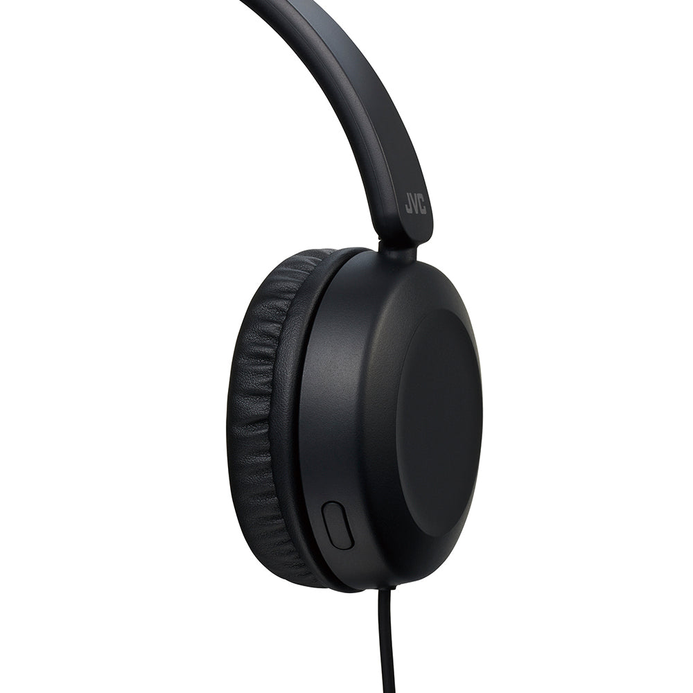 JVC Foldable Headphones with Remote Mic - Black