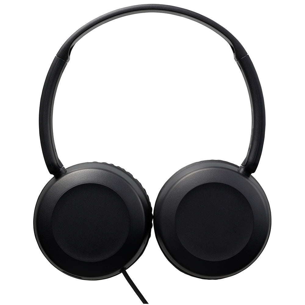 JVC Foldable Headphones with Remote Mic - Black
