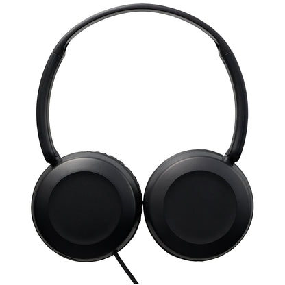 JVC Foldable Headphones with Remote Mic - Black