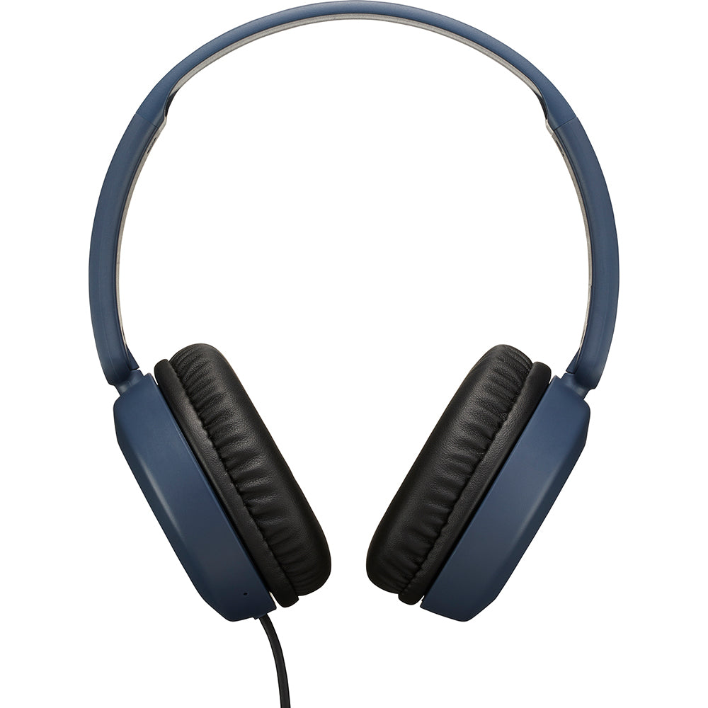 JVC Foldable Headphones with Remote Mic - Blue