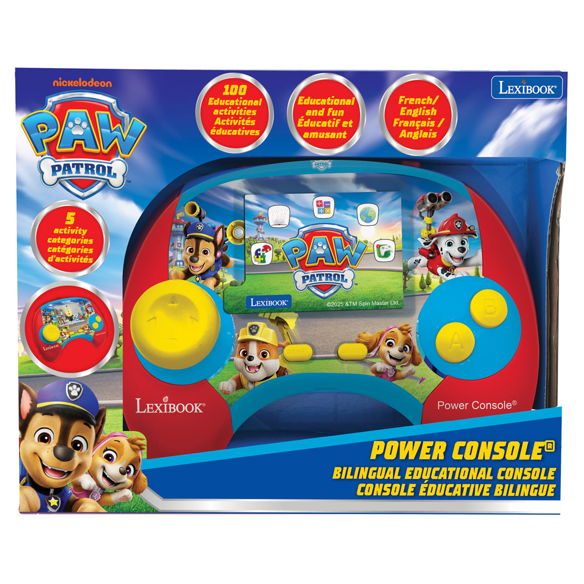 Lexibook Paw Patrol Bilingual Educational Console