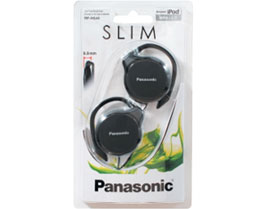 Panasonic RP-HS46 Black Clip On Ear-Hook Ultra Slim Headphone