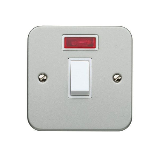 Superswitch SW85 Metalclad 20A DP Switch/Neon is a dependable electrical accessory for domestic and commercial installations