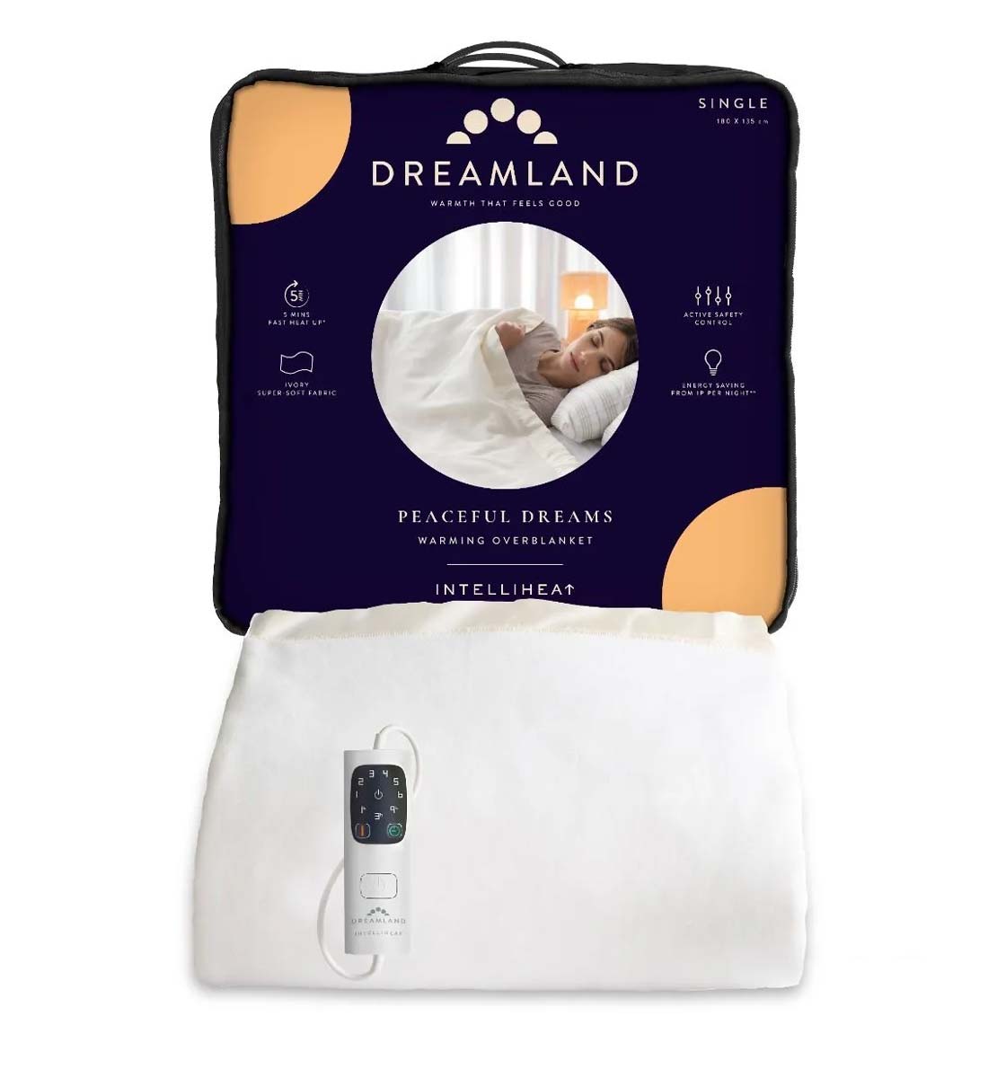 Dreamland 16924 Warming Overblanket Single
