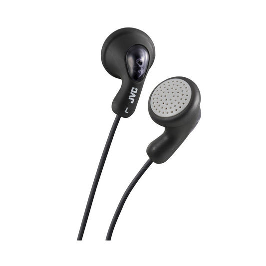 JVC HAF14 Gumy In-Ear Wired Headphones 3.5mm Jack (Black)