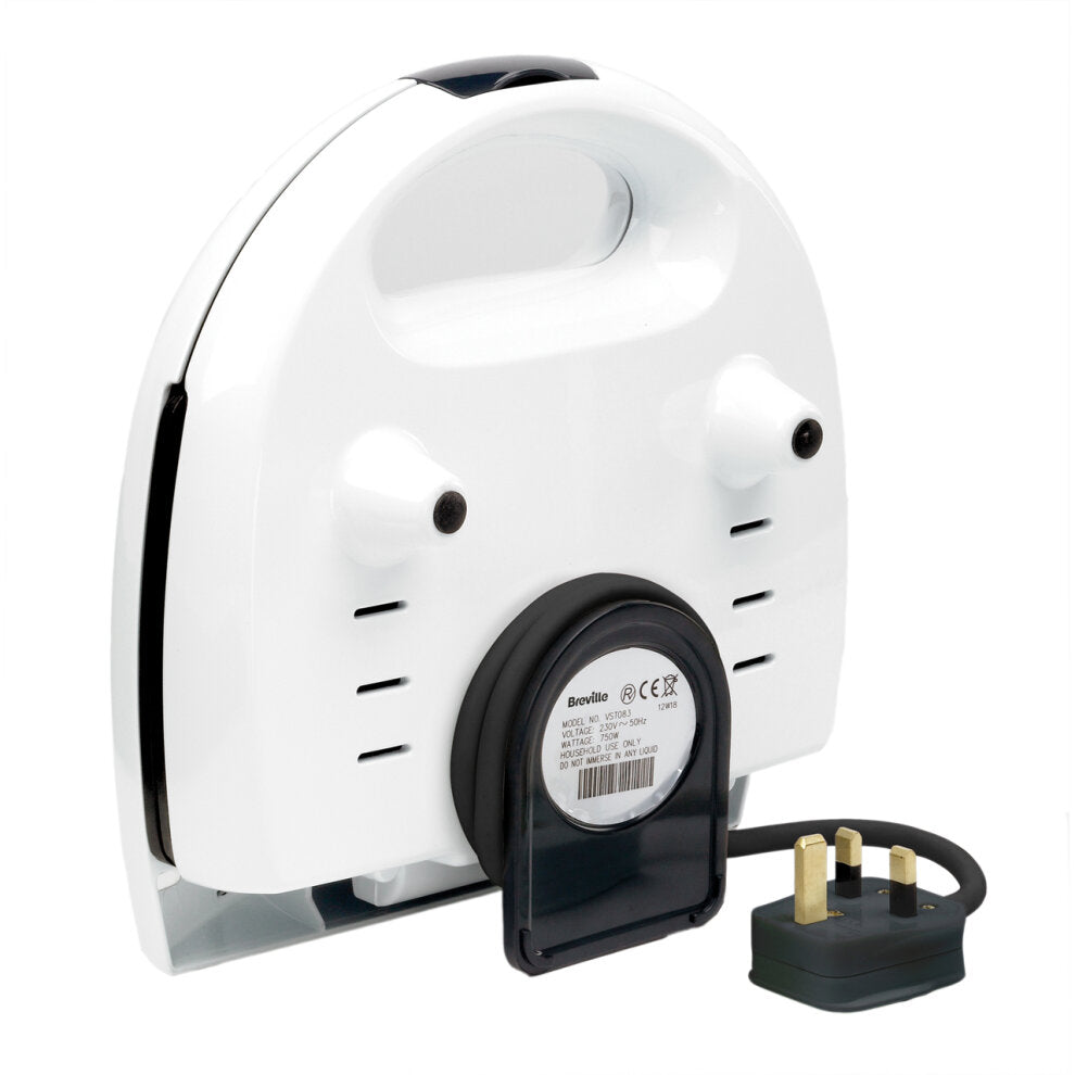 Breville VST083 2 Portion Sandwich Toaster - White