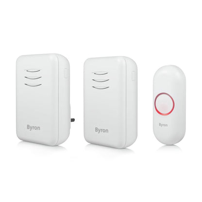 Byron DBY-22314UK Wireless Bell/Portable/Plugin Chime