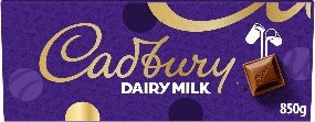 Cadbury Dairy Milk Chocolate 850g - product packaging and appearance