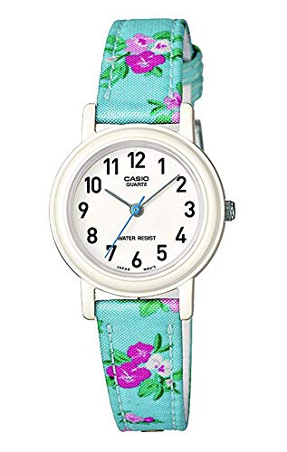 Casio LQ-139LB-2B2ER children's analogue watch with floral strap